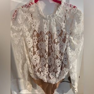 WAYF Emma Puff Bodysuit